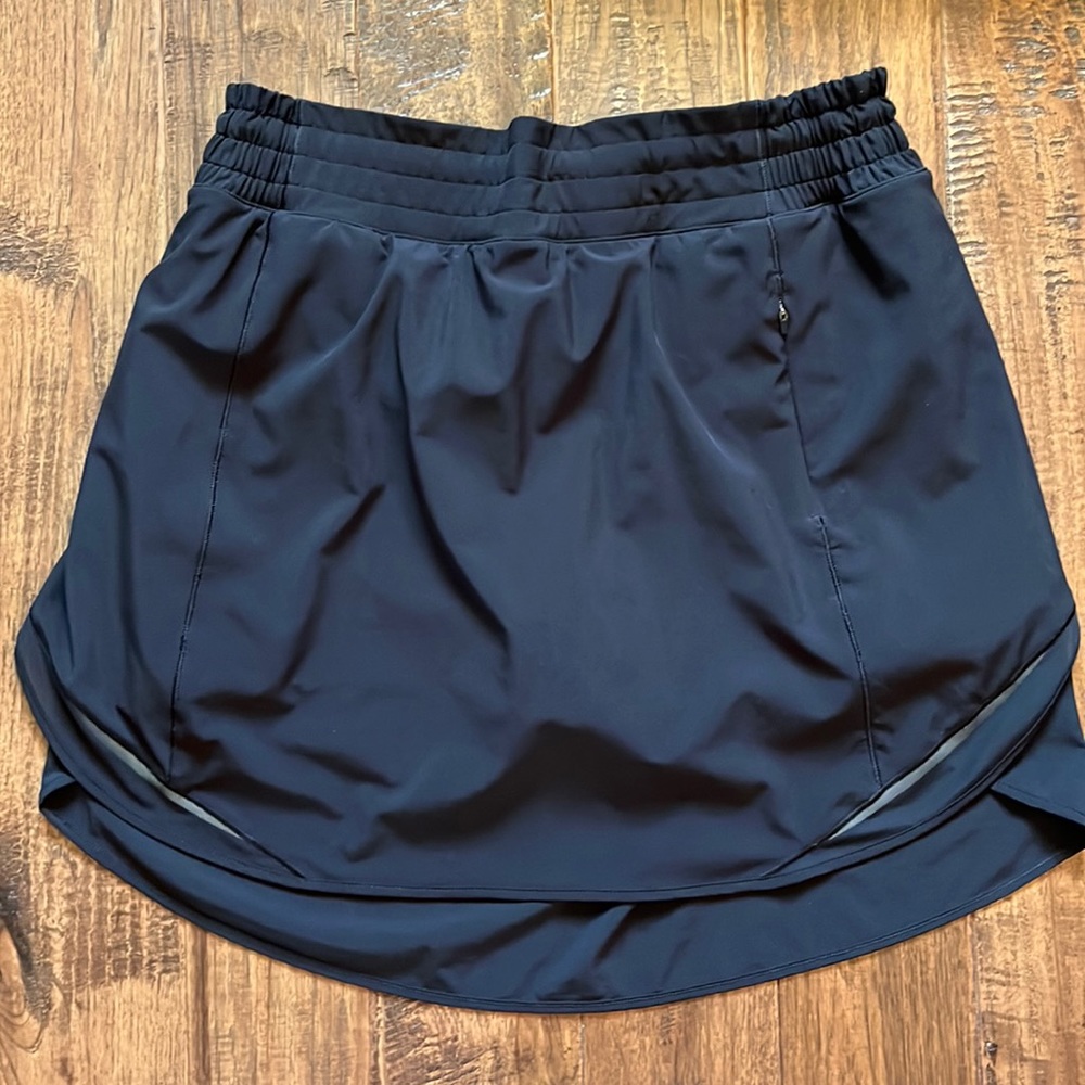 Lululemon Hotty Hot High-Rise Skirt Long, Size 10, Black